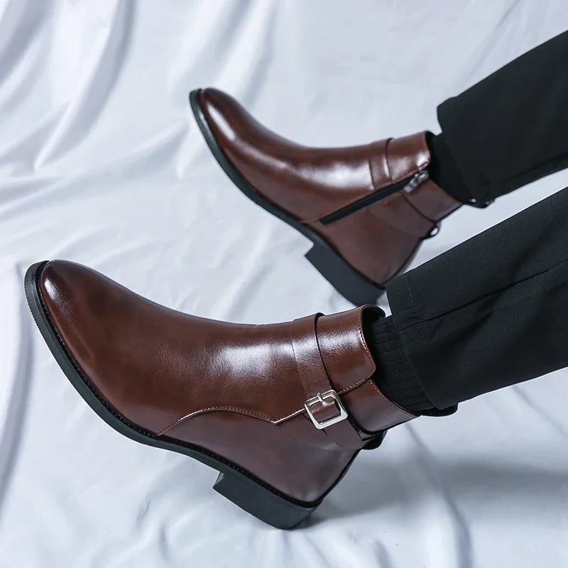 Leather Chelsea Boots for Men
