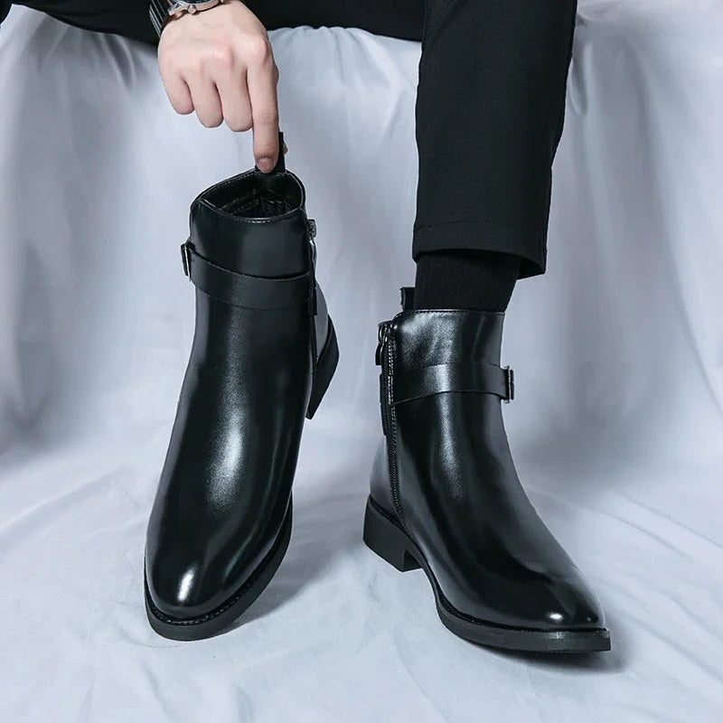 Leather Chelsea Boots for Men