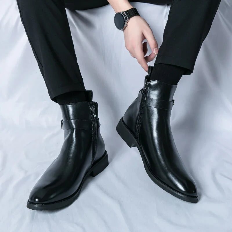 Leather Chelsea Boots for Men