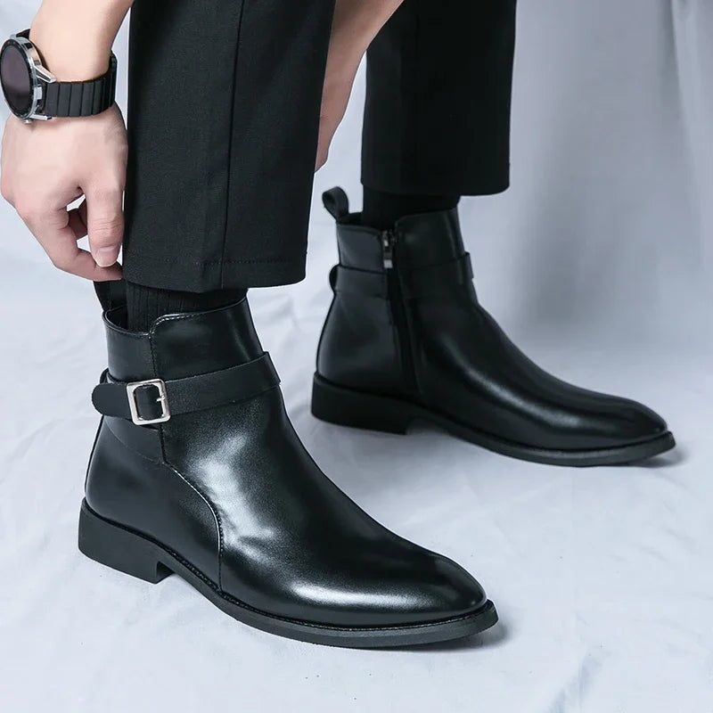 Leather Chelsea Boots for Men