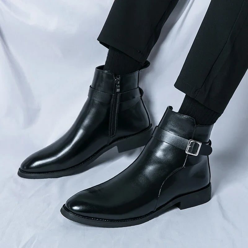 Leather Chelsea Boots for Men