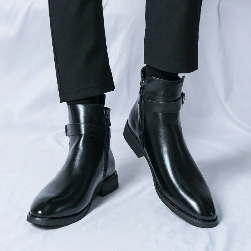 Leather Chelsea Boots for Men