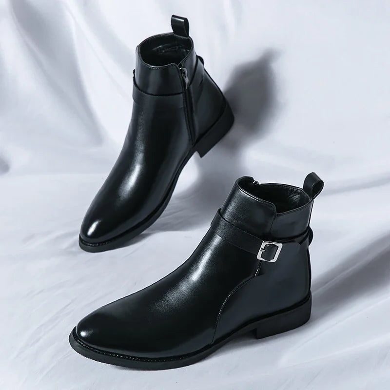 Leather Chelsea Boots for Men