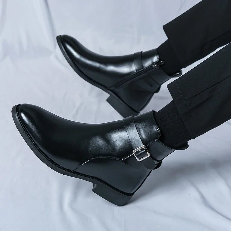 Leather Chelsea Boots for Men