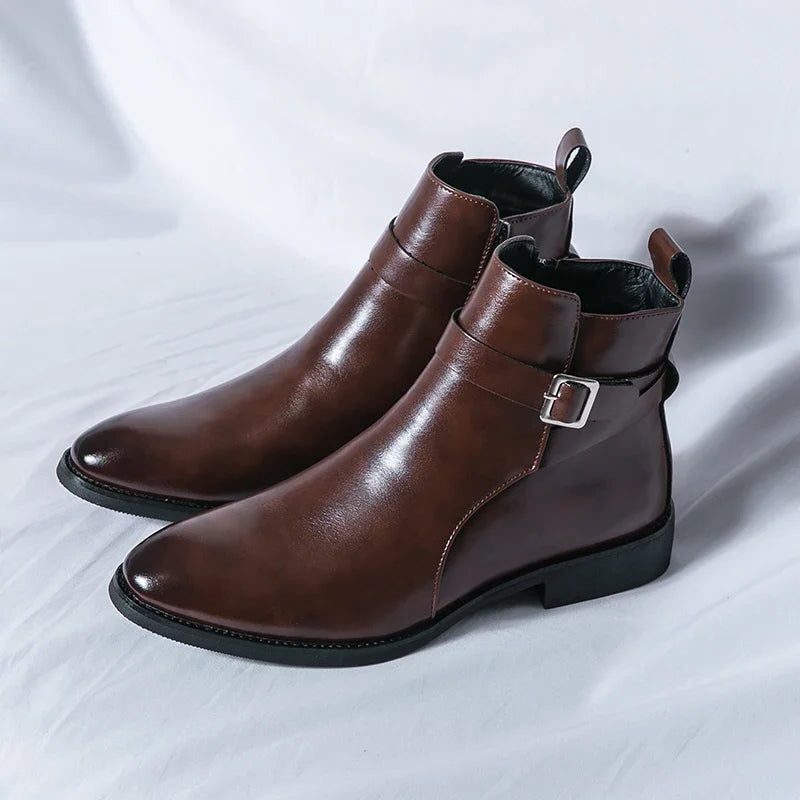 Leather Chelsea Boots for Men