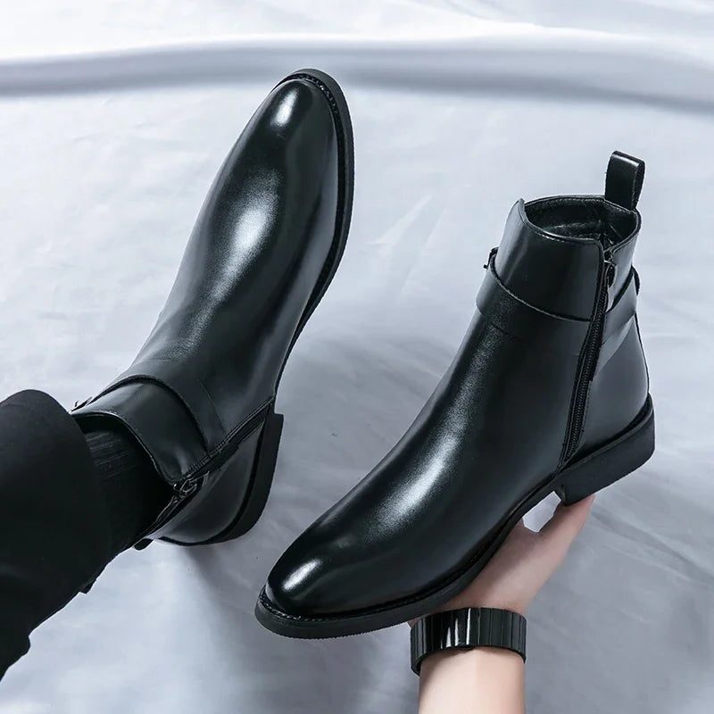 Leather Chelsea Boots for Men