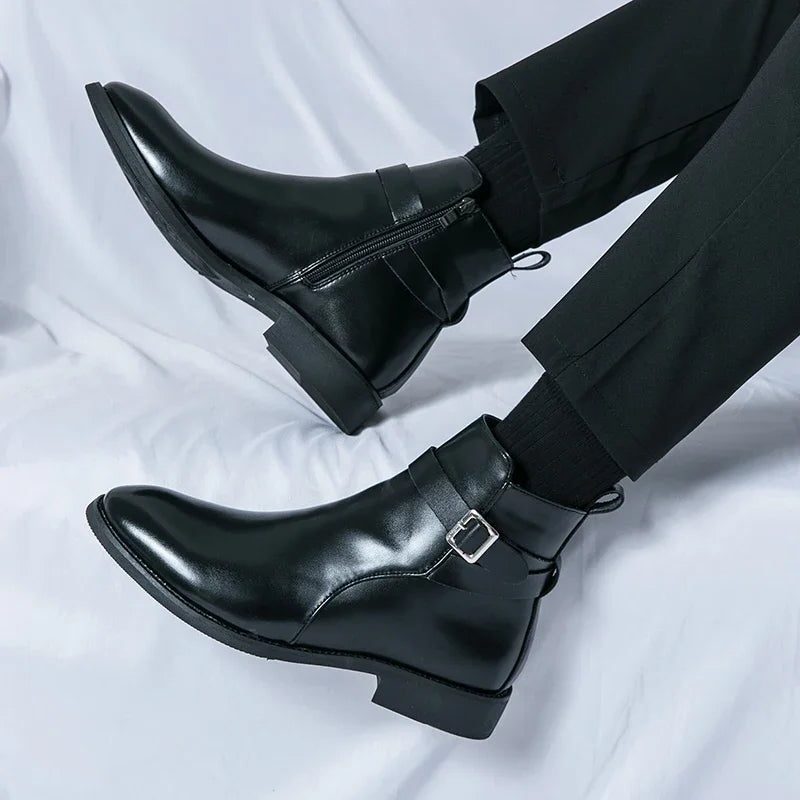 Leather Chelsea Boots for Men