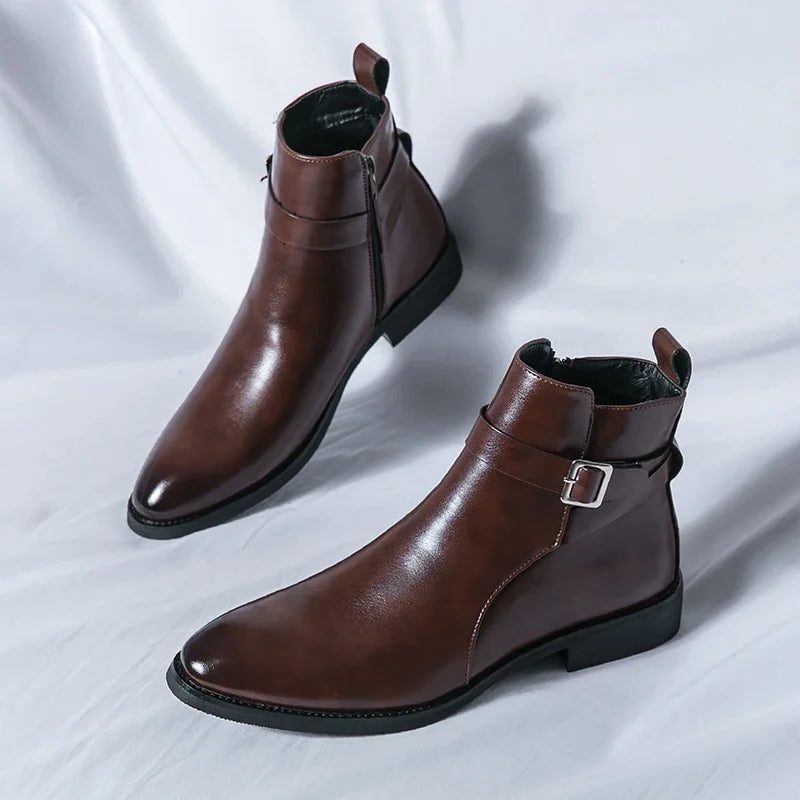 Leather Chelsea Boots for Men