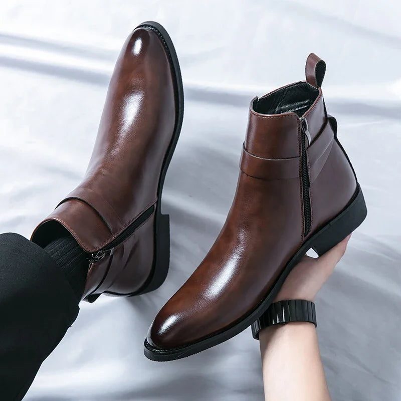 Leather Chelsea Boots for Men