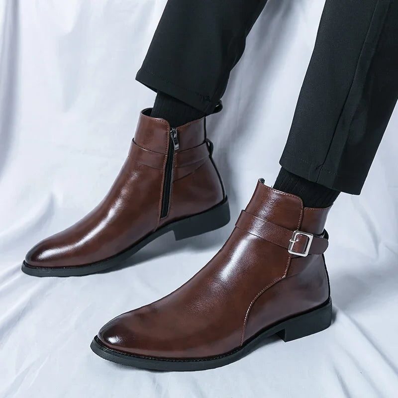 Leather Chelsea Boots for Men