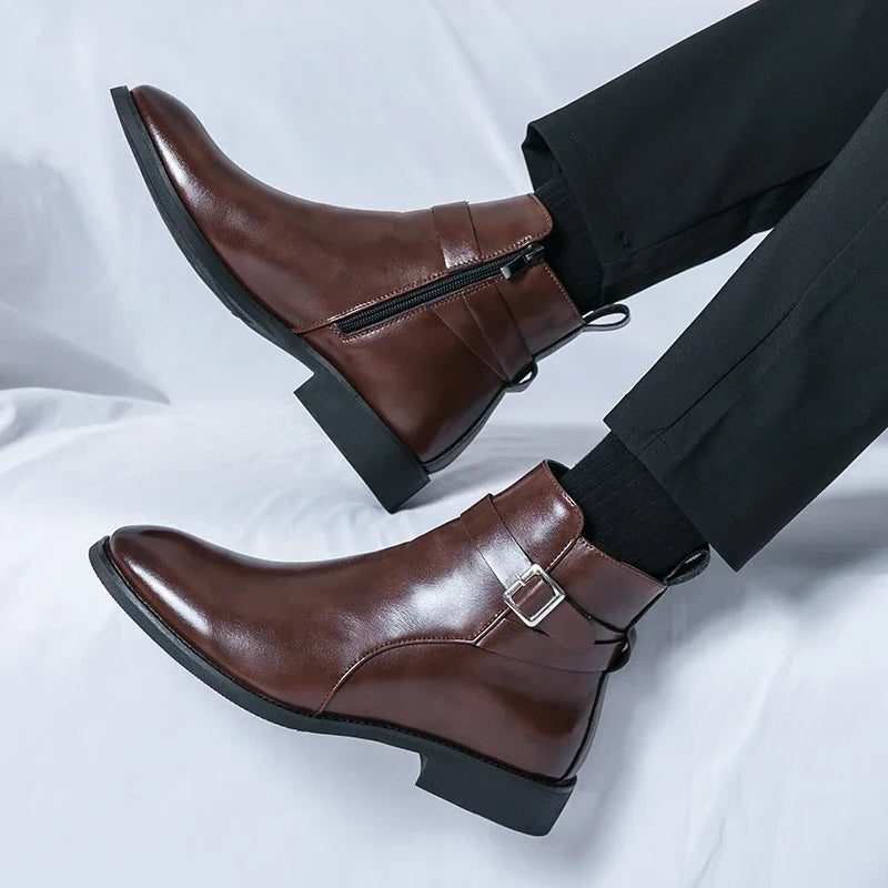 Leather Chelsea Boots for Men