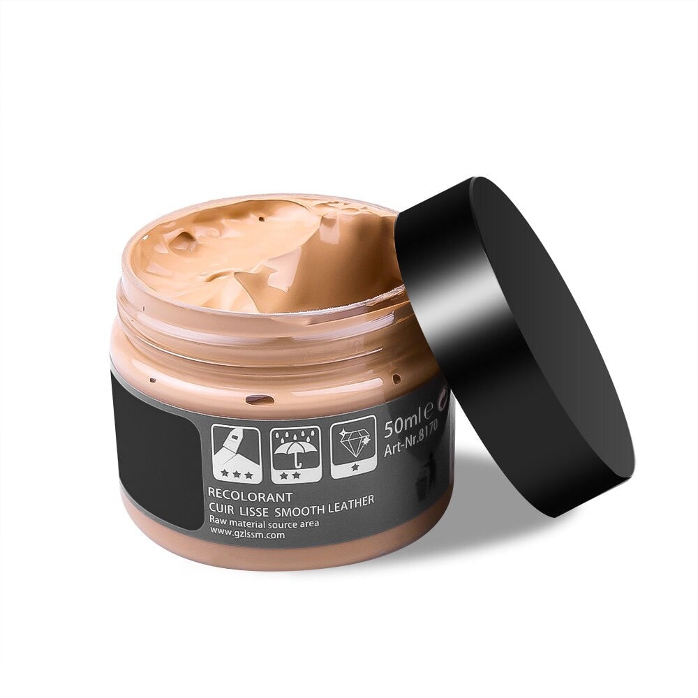 Leather Scratch Repair Cream with Restoration Balm for Scuffs and Cracks