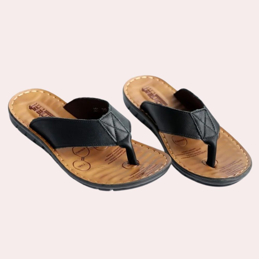 Leather Toe Post Flip Flop Sandals for Men