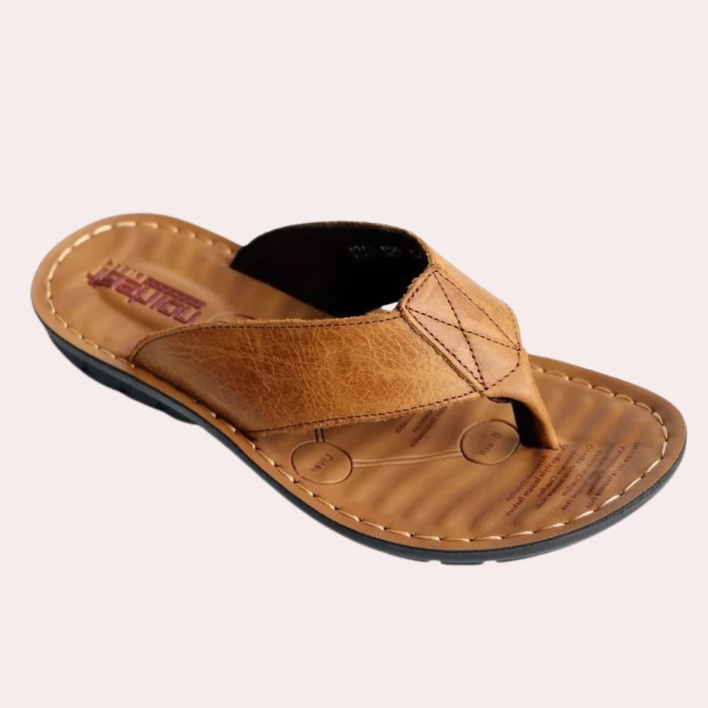Leather Toe Post Flip Flop Sandals for Men