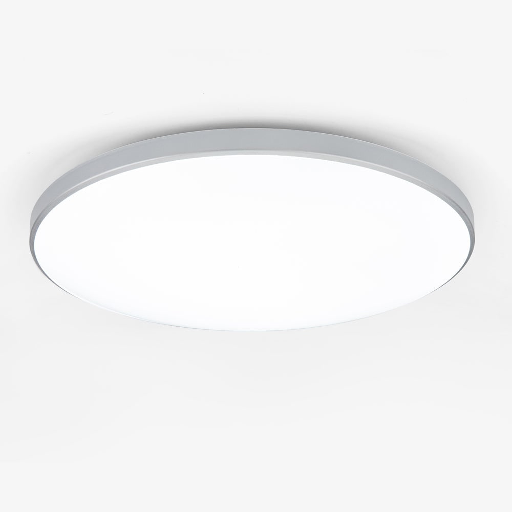 LED Ceiling Light Fixture with Flush Mount Design and Bright Modern Round Illumination