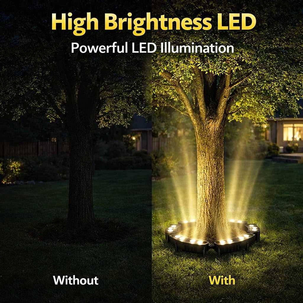 LED Ring Light | 360° Warm White & Weather-Resistant | 30 cm Diameter
