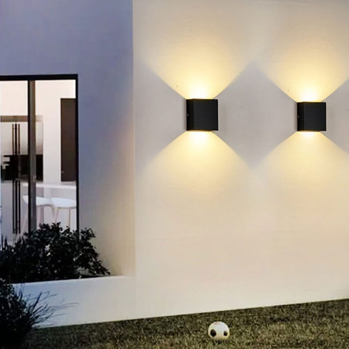 LED Wall Sconce with Up and Down Lighting and Modern Minimalist Design