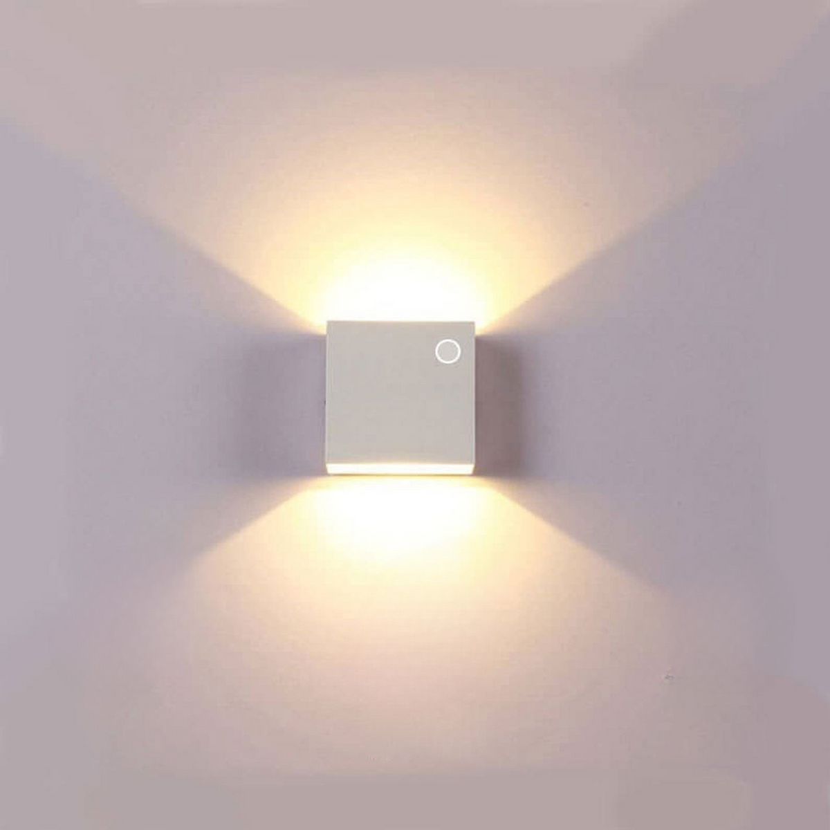 LED Wall Sconce with Up and Down Lighting and Modern Minimalist Design