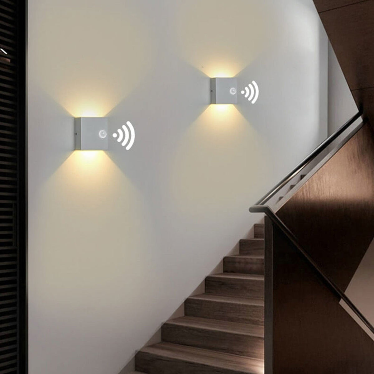 LED Wall Sconce with Up and Down Lighting and Modern Minimalist Design