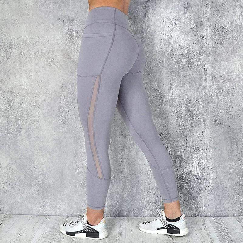 Women’s High-Waisted Gym Leggings with Side Pockets
