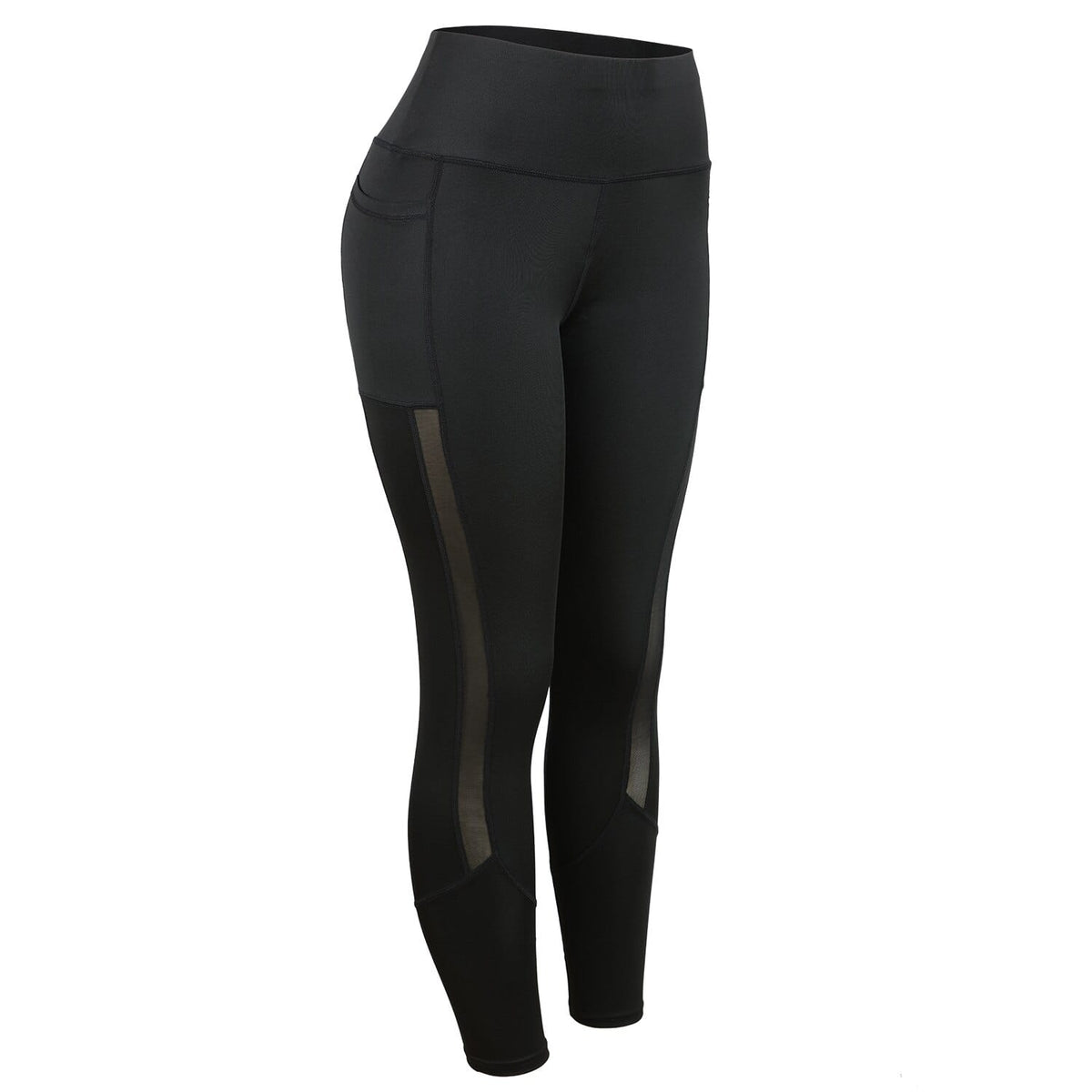 Women’s High-Waisted Gym Leggings with Side Pockets
