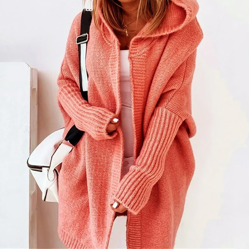 Gabriella | Women's Oversized Hooded Sweater Knit Pullover