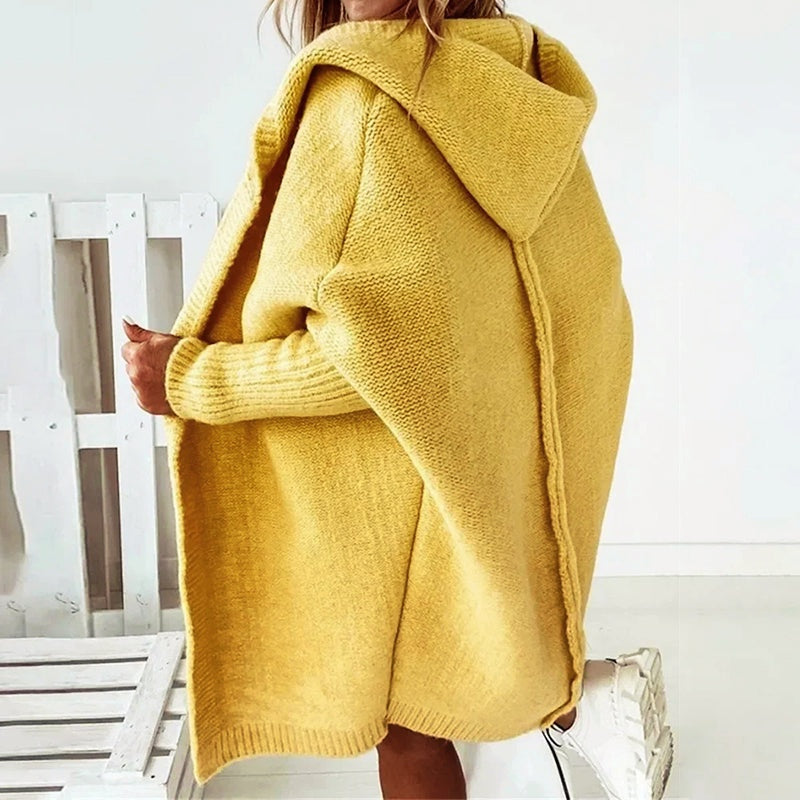 Gabriella | Women's Oversized Hooded Sweater Knit Pullover