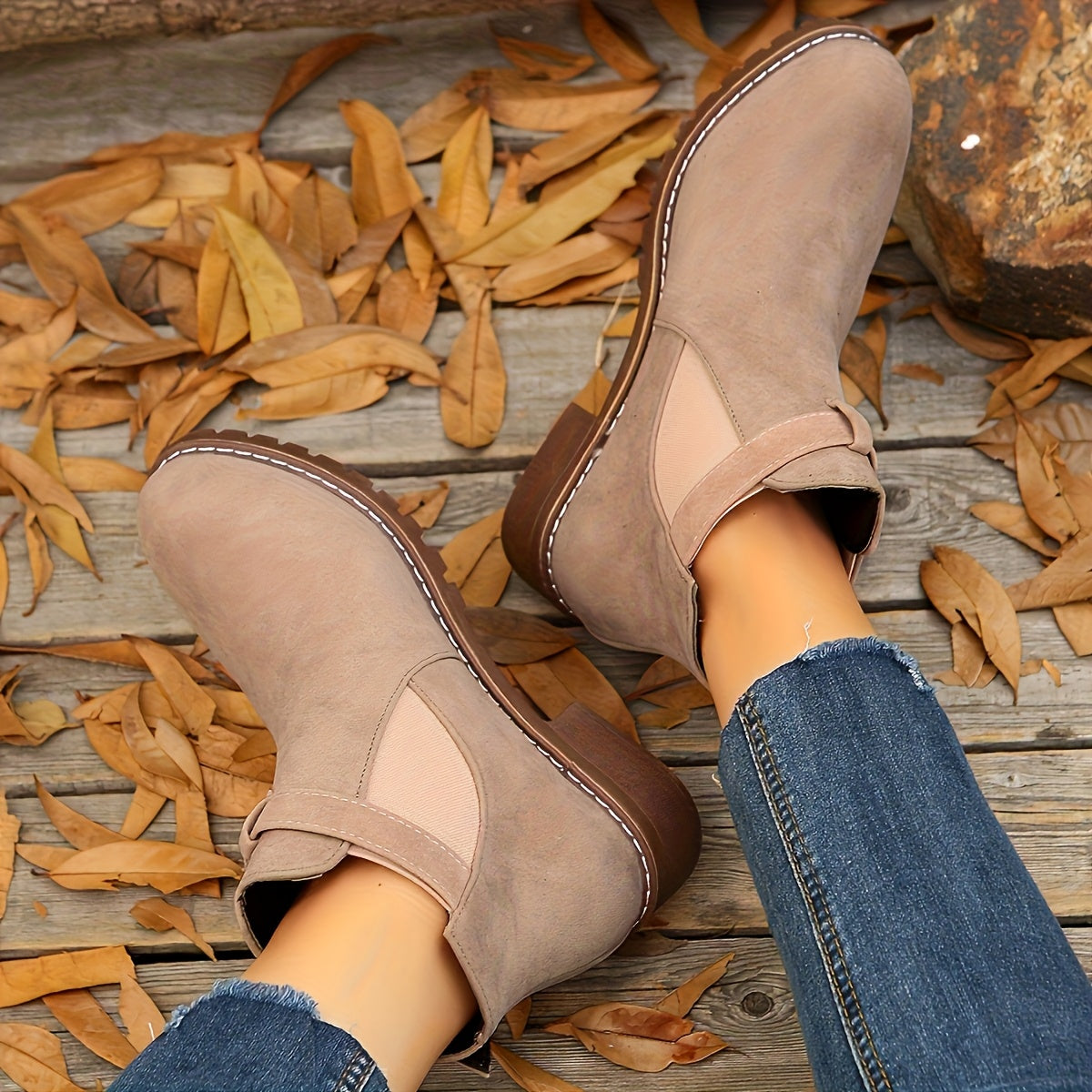 Nicolette | Block Heel Chelsea Boots