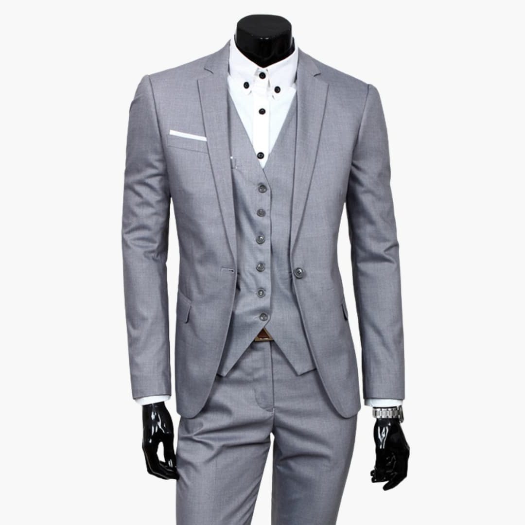 Lewis | Men's Single-Breasted Three-Piece Suit