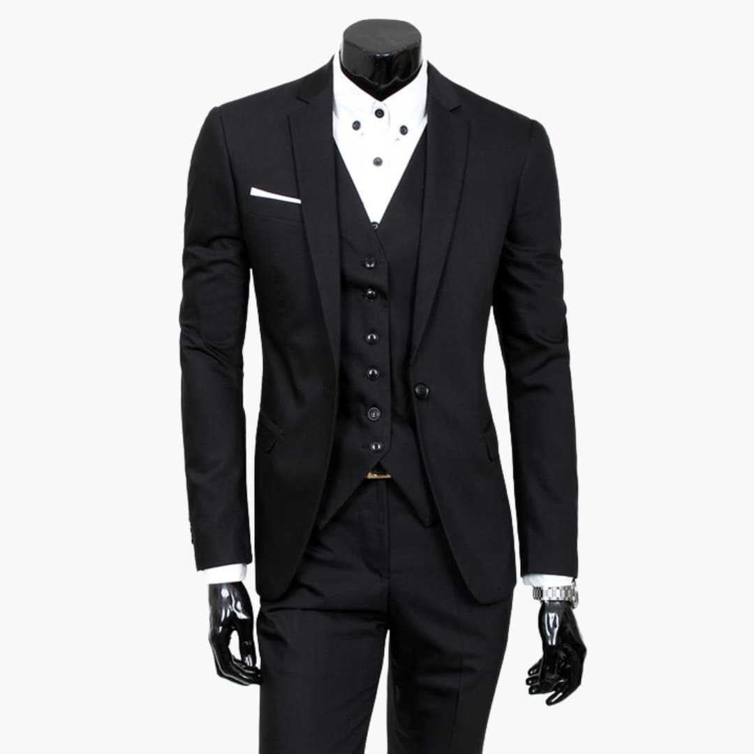 Lewis | Men's Single-Breasted Three-Piece Suit