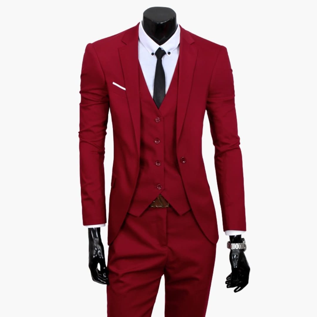 Lewis | Men's Single-Breasted Three-Piece Suit