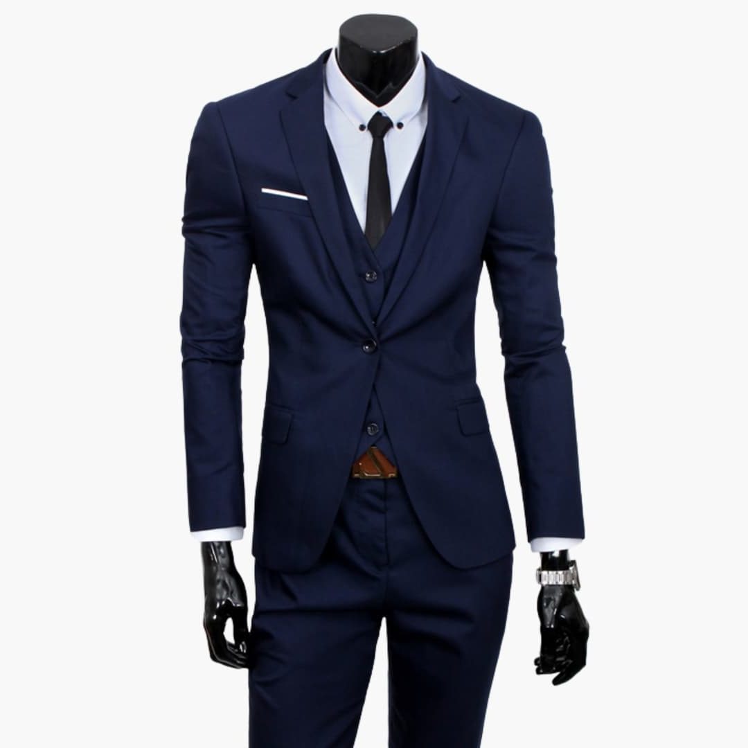Lewis | Men's Single-Breasted Three-Piece Suit