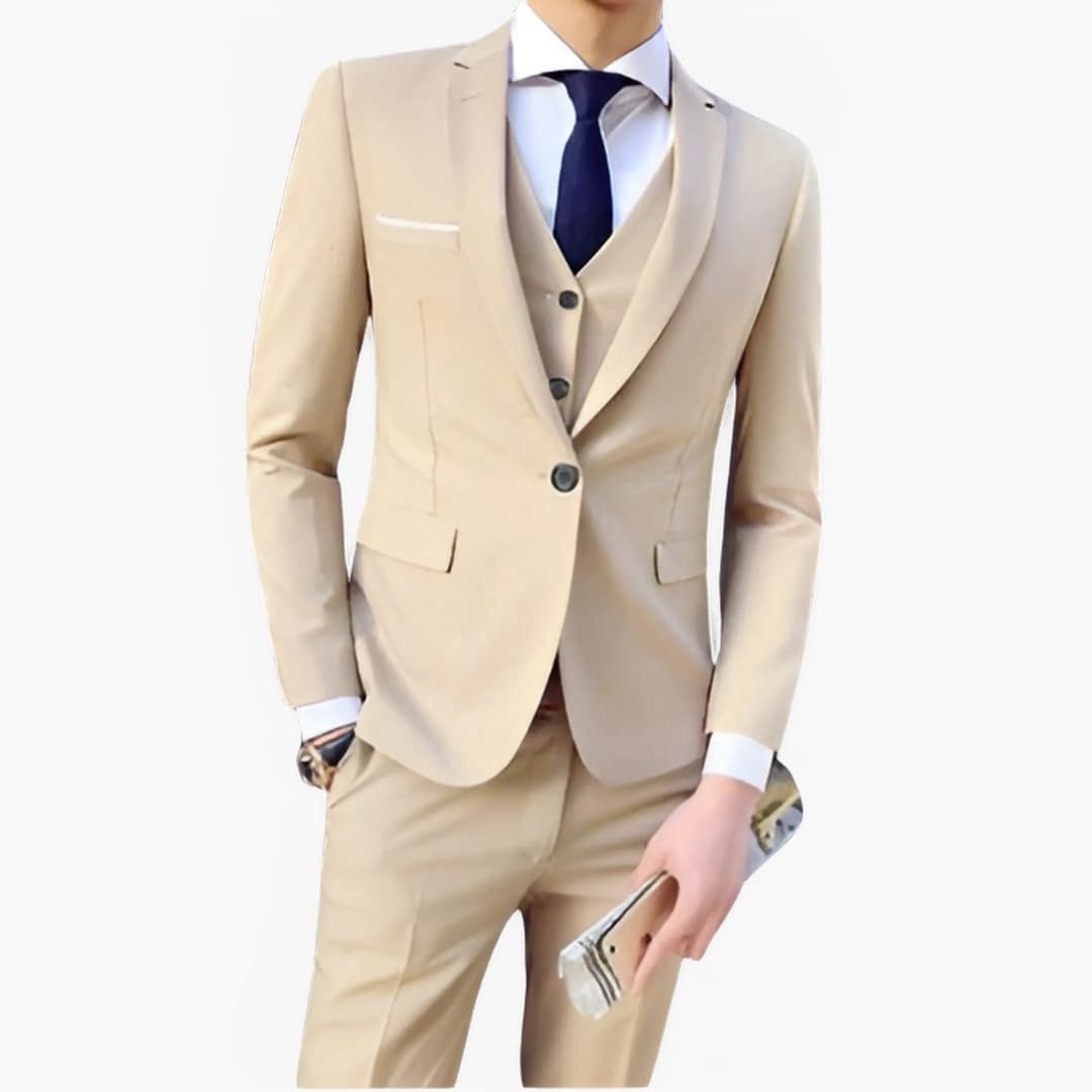 Lewis | Men's Single-Breasted Three-Piece Suit
