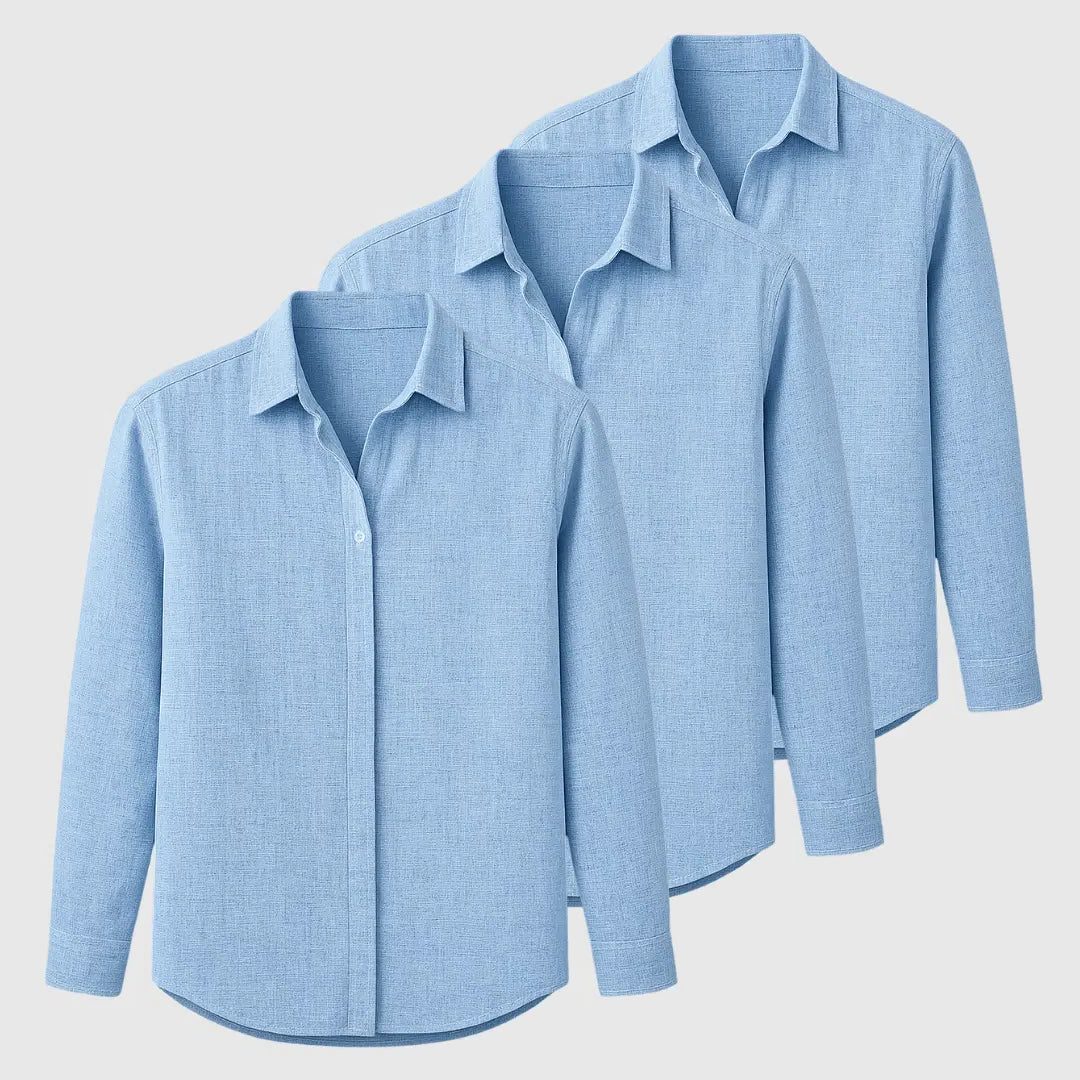 Linen Long Sleeve Shirt for Men