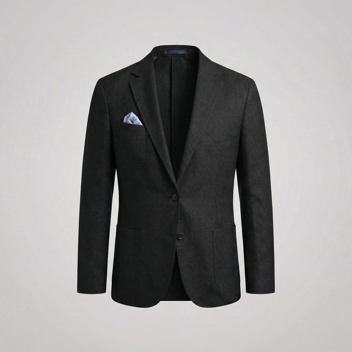 Linen Notch Lapel Blazer for Men