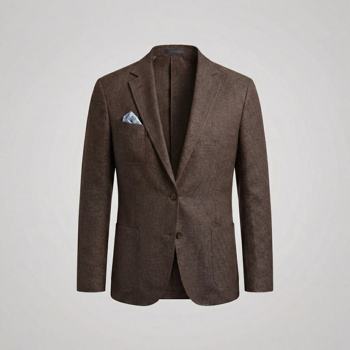 Linen Notch Lapel Blazer for Men