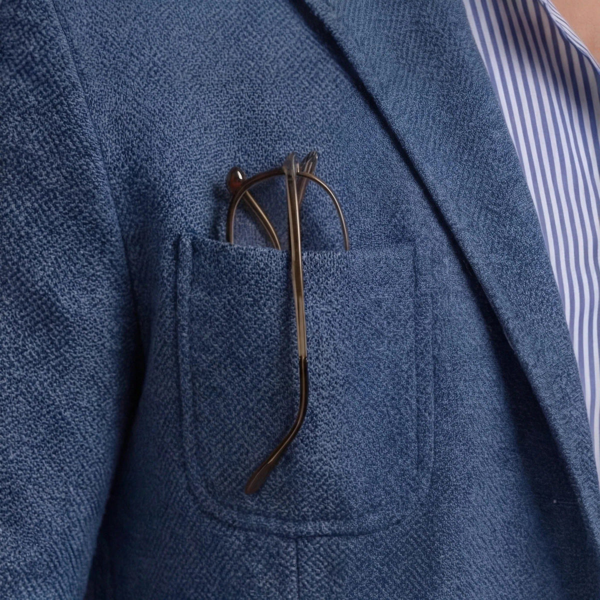 Linen Notch Lapel Blazer for Men