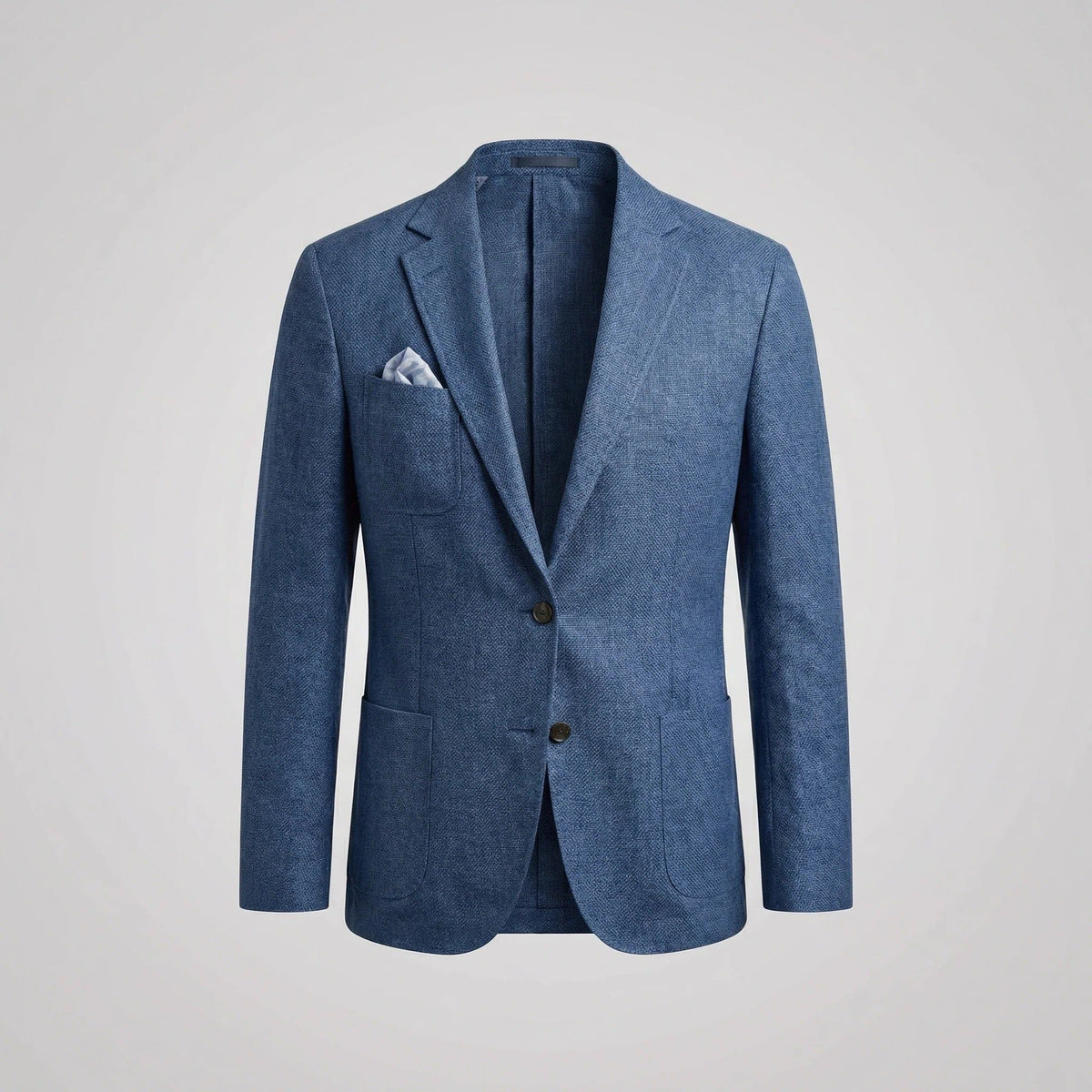 Linen Notch Lapel Blazer for Men