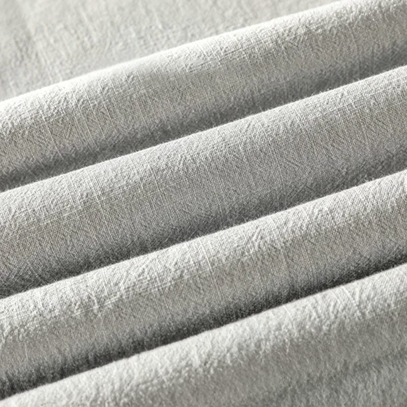 Linen Short Sleeve Polo Shirt for Men