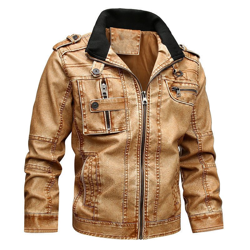 Lionel | Men's Utility Zip-Up Jacket with Multi-Pocket Design