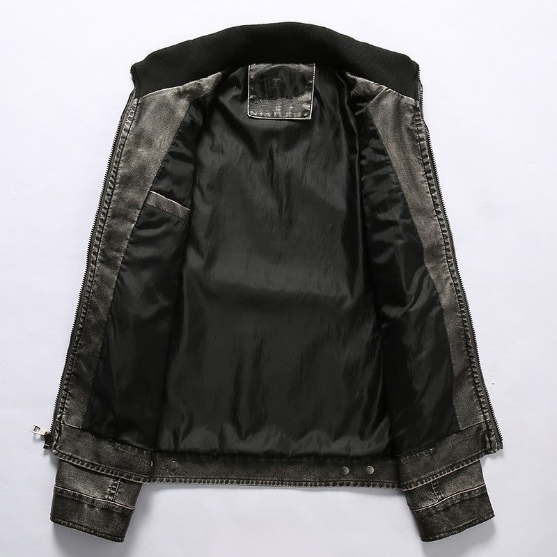 Lionel | Men's Utility Zip-Up Jacket with Multi-Pocket Design
