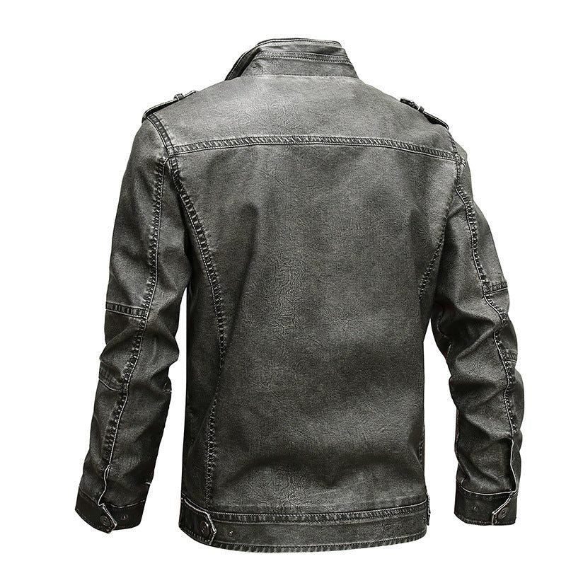 Lionel | Men's Utility Zip-Up Jacket with Multi-Pocket Design