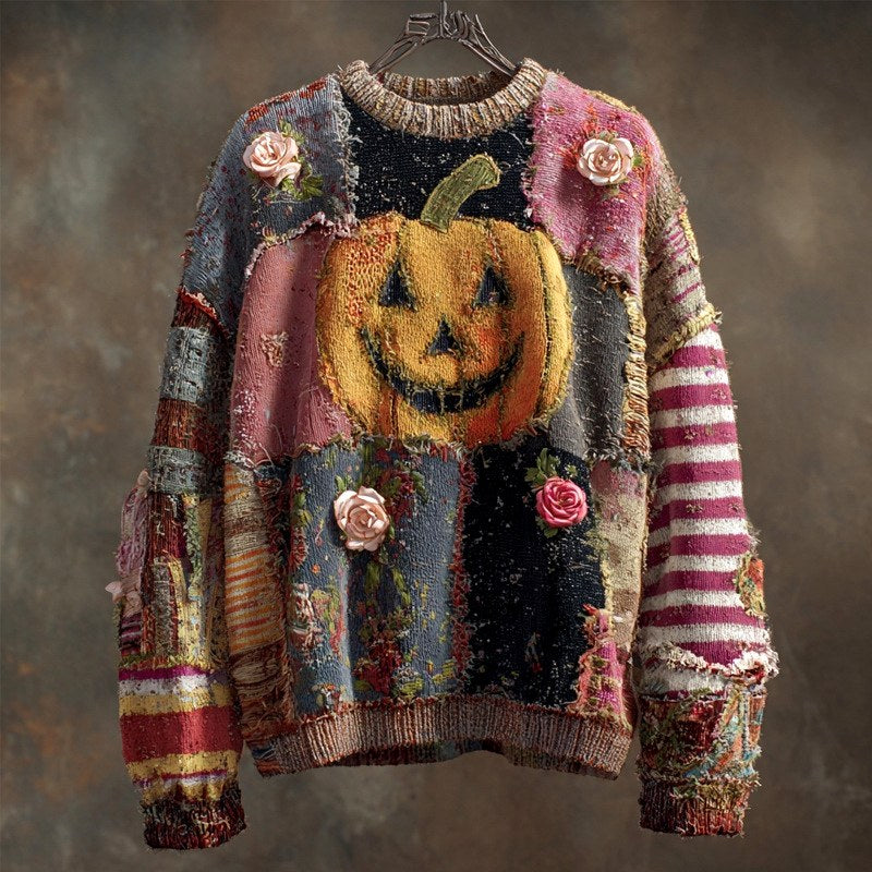 Loisa - Women's Halloween Graphic Knit Sweater