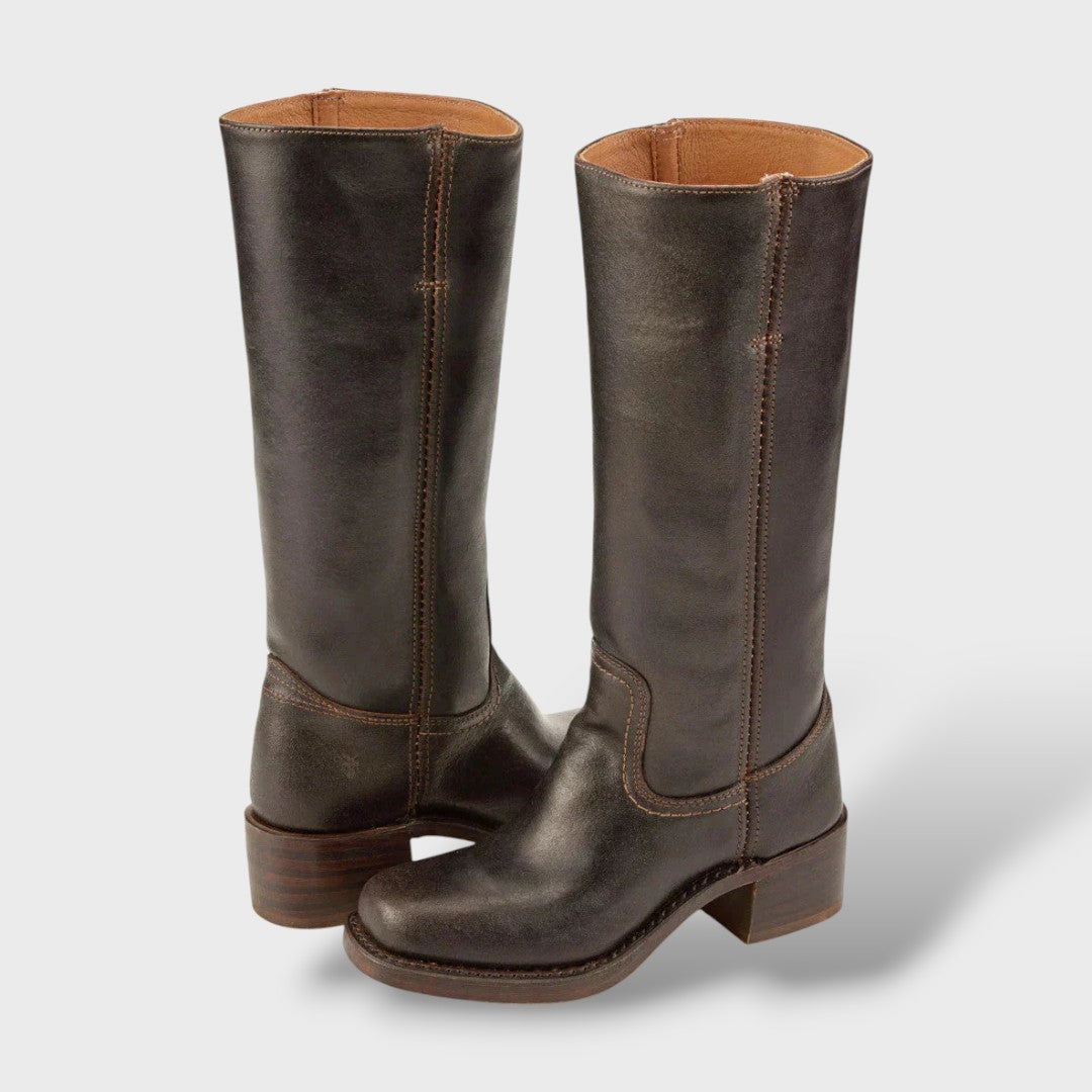 Gabriella | Women's Leather Cowboy Boots Knee High Western