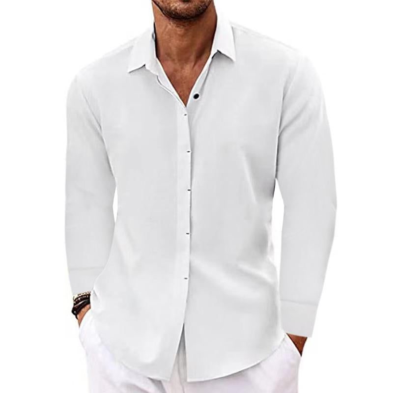 Long Sleeve Button-Down Shirt for Men