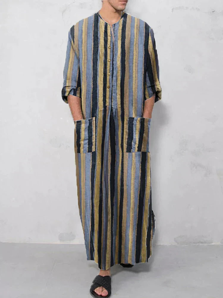 Long-Sleeve Kaftan Robe