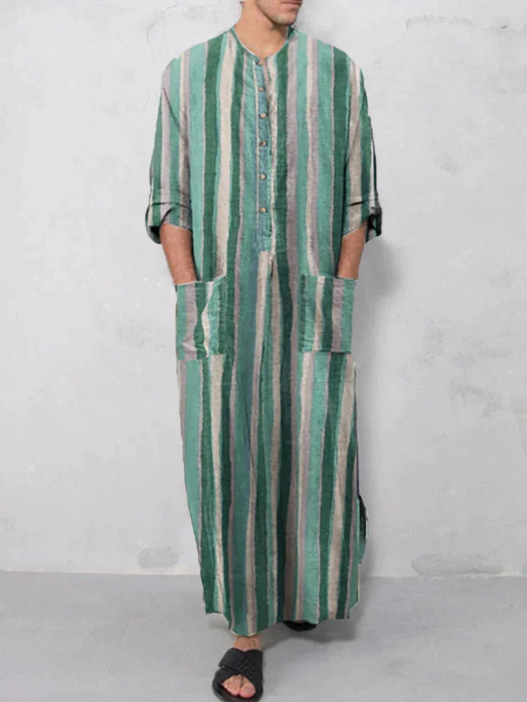 Long-Sleeve Kaftan Robe