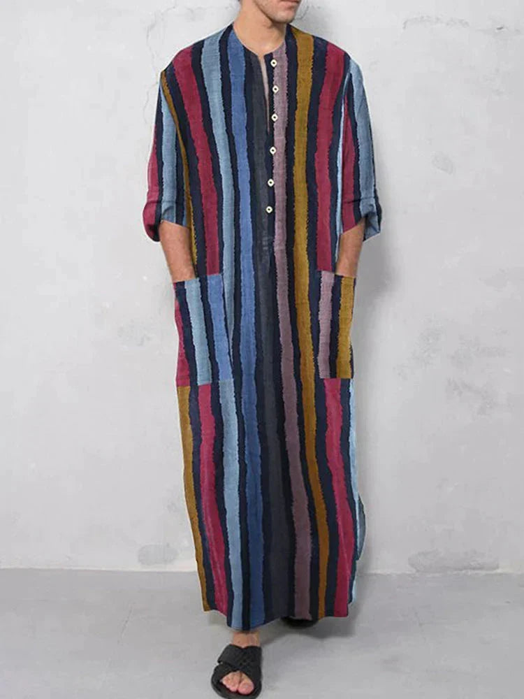 Long-Sleeve Kaftan Robe