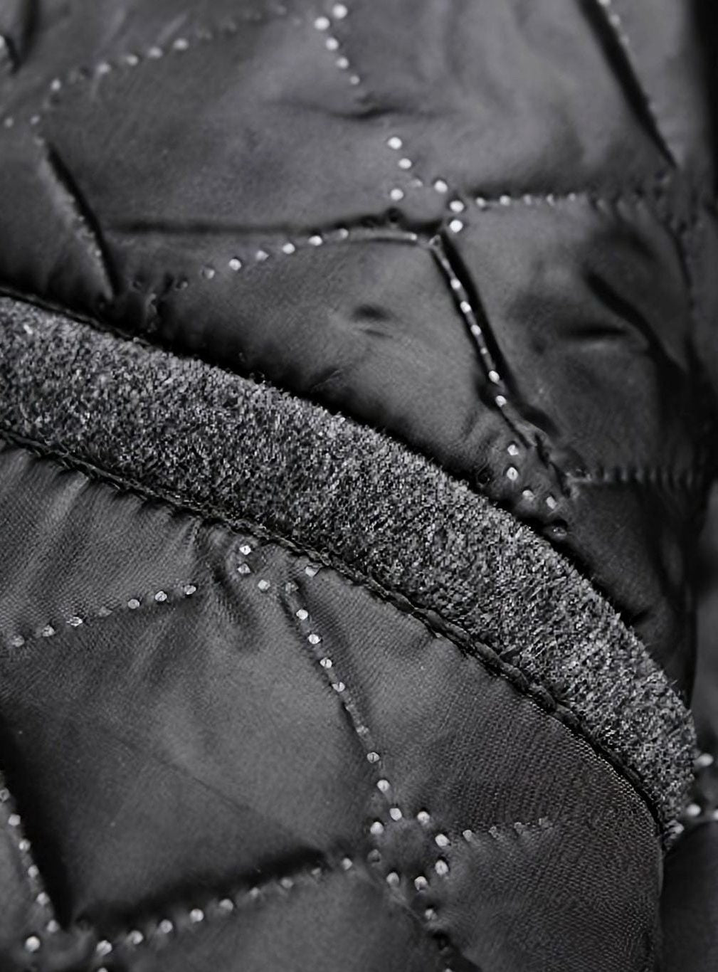 Wool Long Overcoat with Notch Lapel for Men