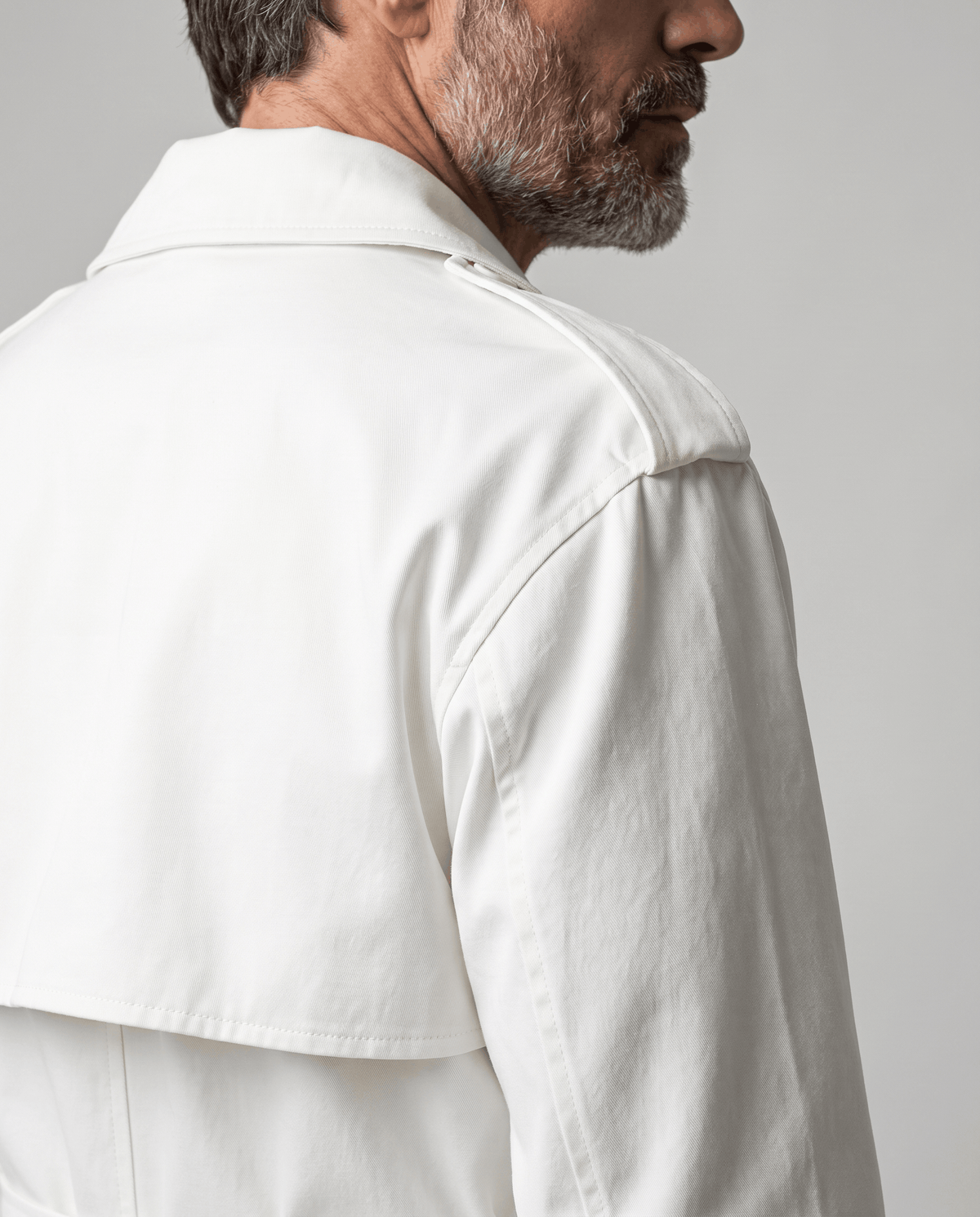 Longline Double-Breasted Trench Coat – Belted Waist, Storm Yoke & Epaulets | Anders